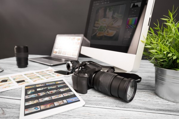 photographer photographic photograph journalist camera traveling photo dslr editing edit hobbies lighting concept - stock image